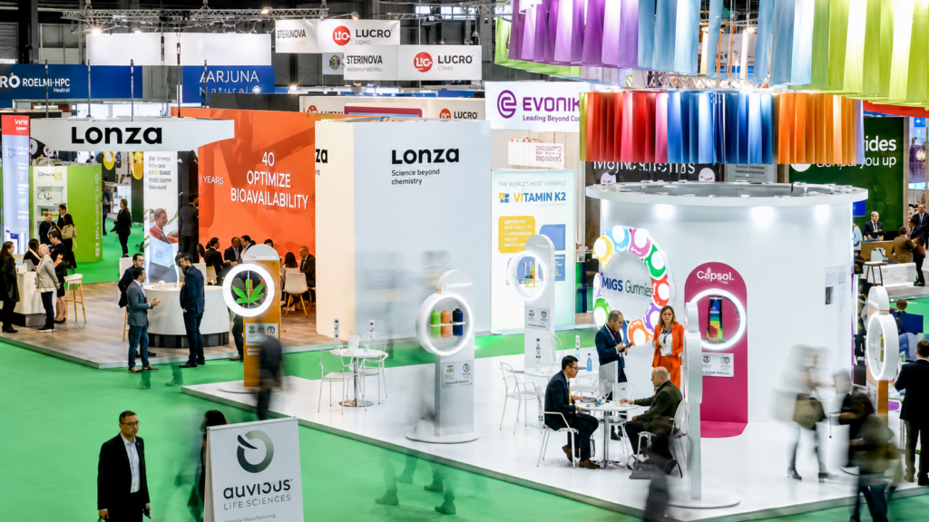 Vitafoods Europe 2026 Fira Barcelona 展館外觀,展區規模較 2025 擴大 22%