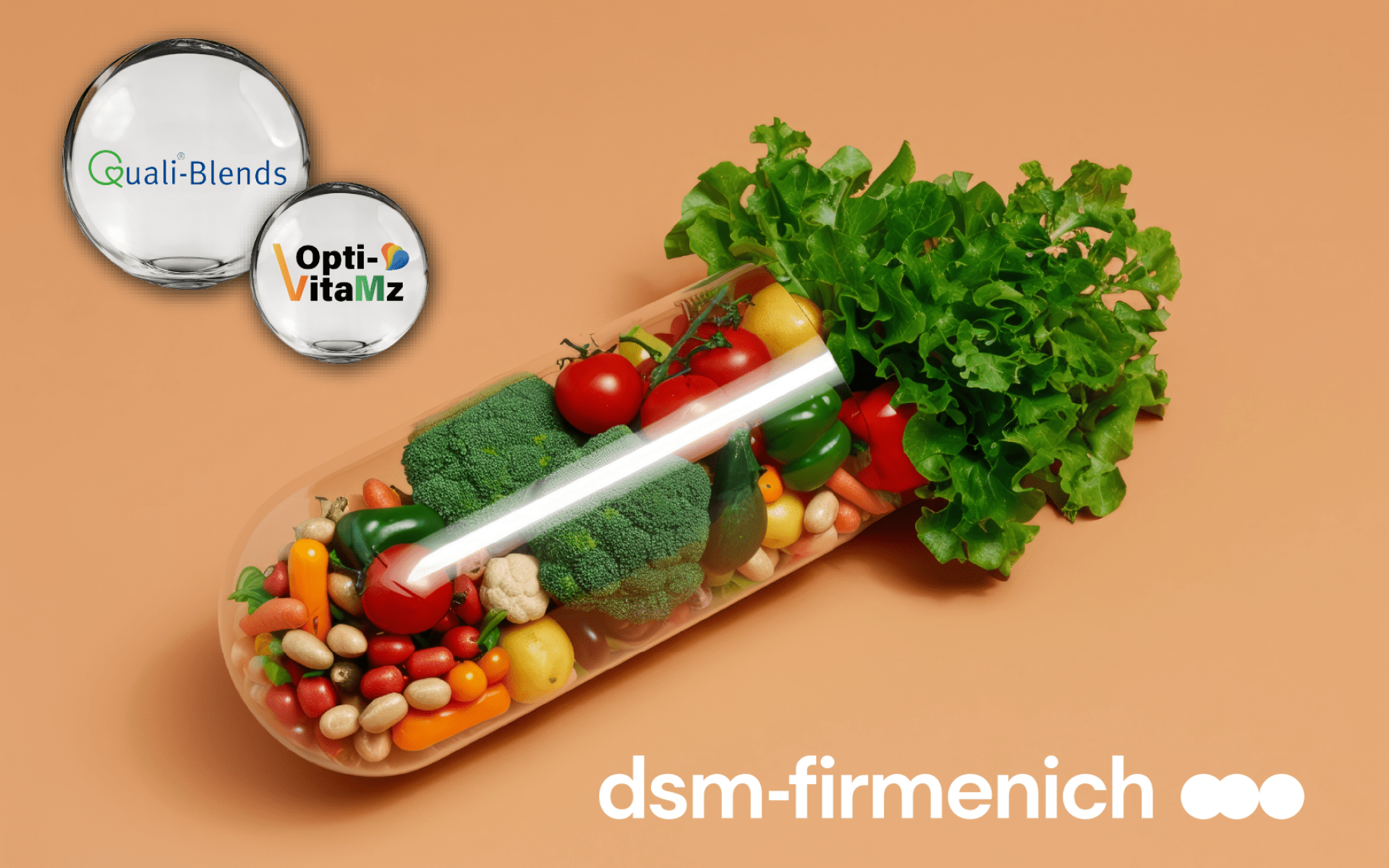 DSM Opti-VitaMz® – 13 種核心維生素的綜合營養補給