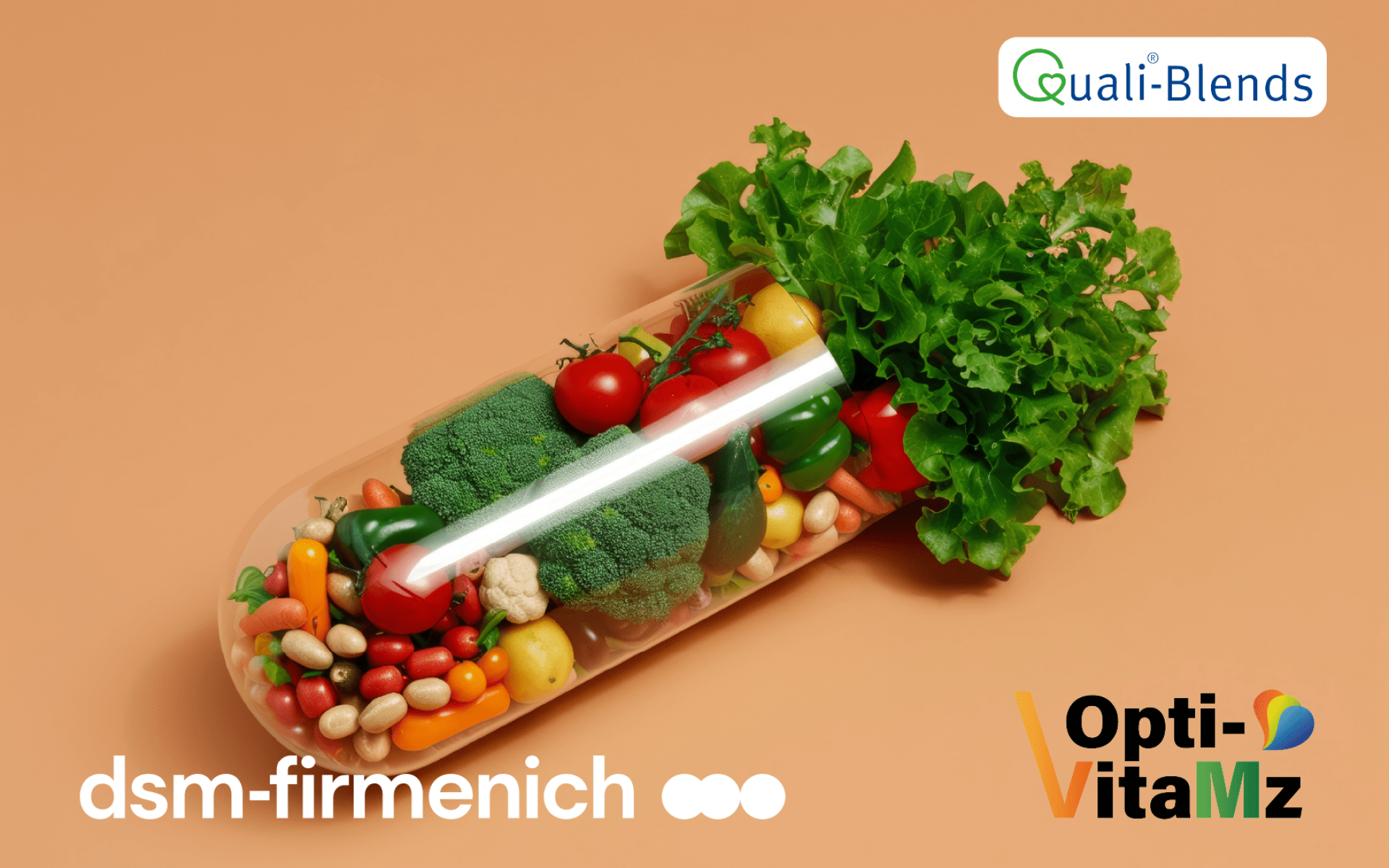 DSM Opti-VitaMz® – 13 種核心維生素的綜合營養補給
